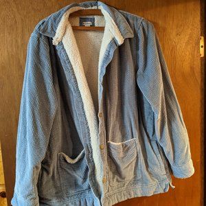 LL Bean Corduroy Sherpa Chore Coat